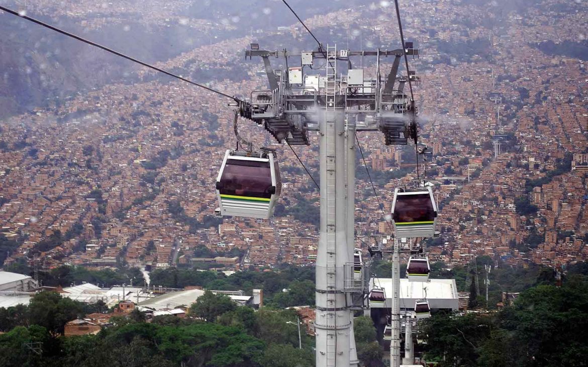 Cable Car über Medellín