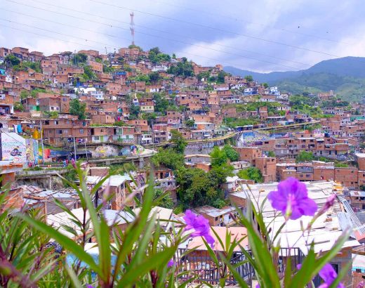 Ausblick über die Comuna 13